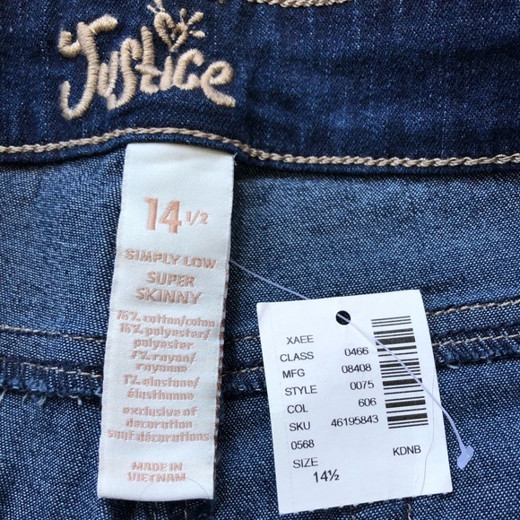 Justice simply low super skinny denim jeans - Picture 6 of 7